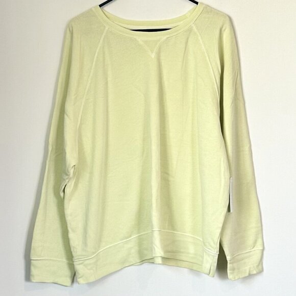 NWT Abound by Nordstrom Green Crewneck Long Sleeve Light Pullover Sweater - 2X - Picture 1 of 6